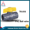 Manufacturer PVC Plastic Male Thread Ball Valve 1/2'' Tube Plastic Quick Connect Shut Off Ball Valve